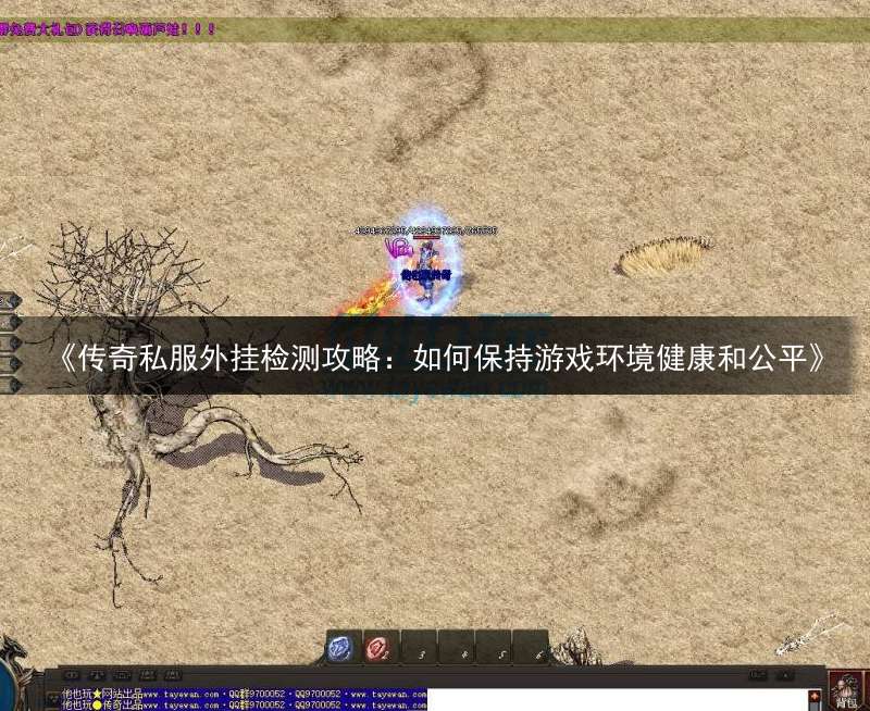 《传奇私服外挂检测攻略：如何保持游戏环境健康和公平》